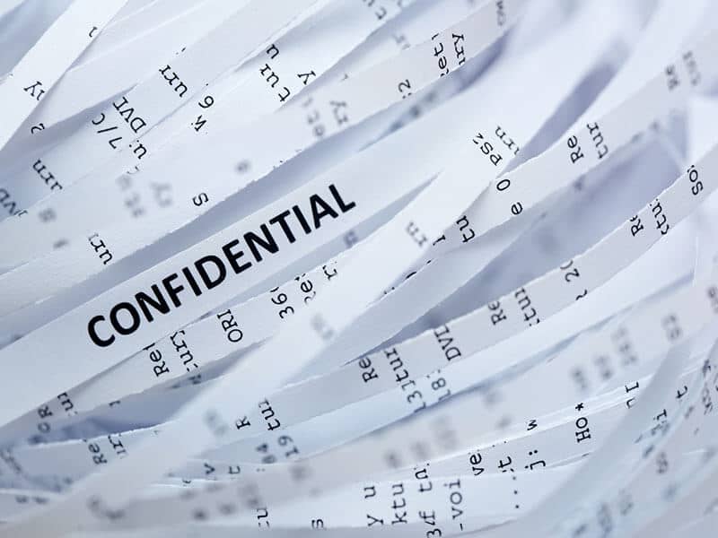 Document Shredding Destruction